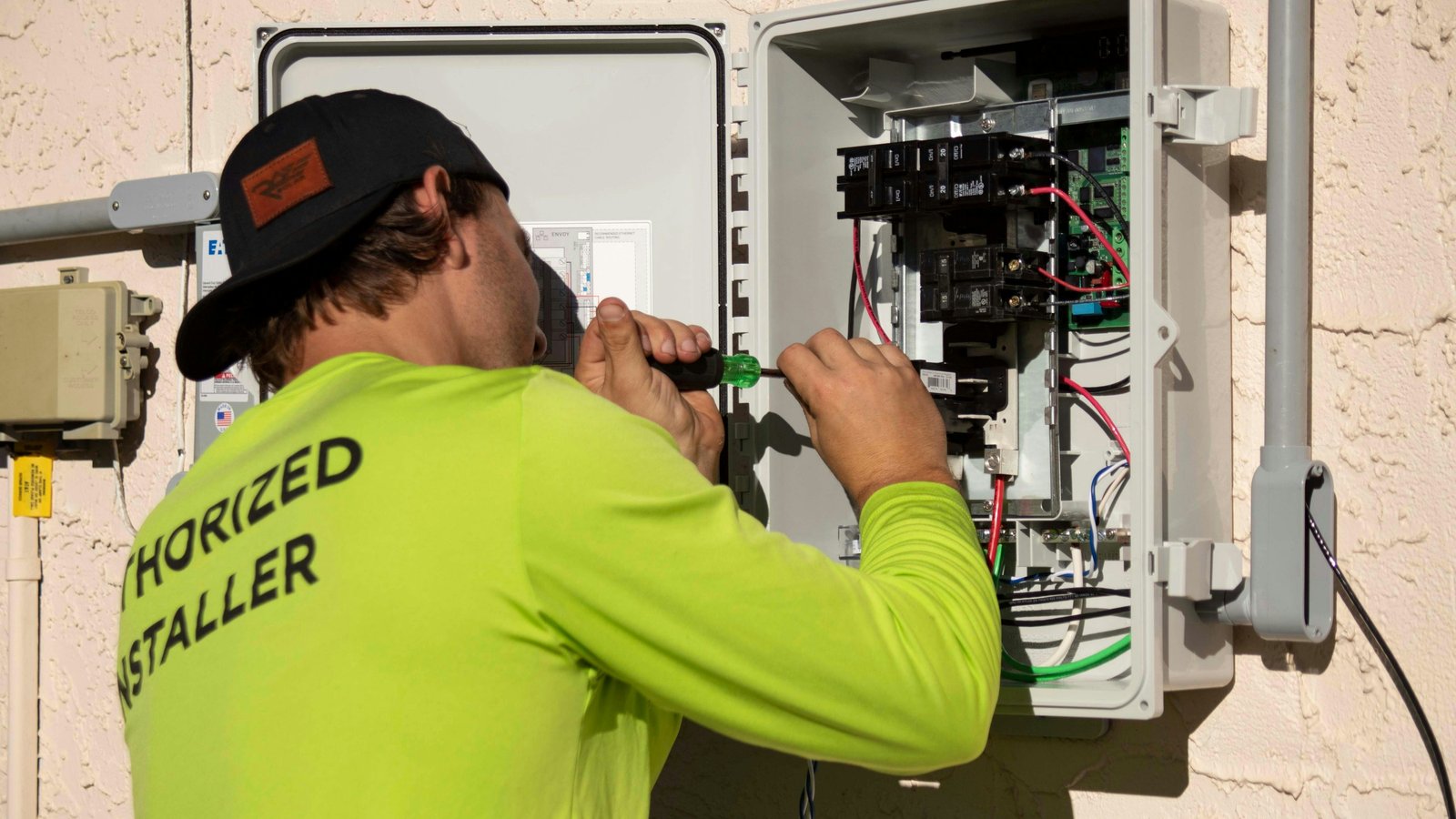 Outdoor lighting installation